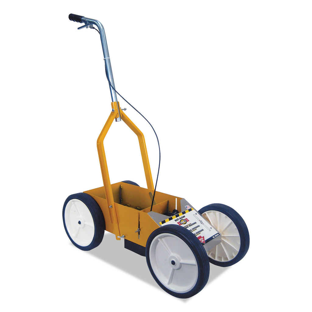 Industrial Choice Athletic Field Striping Machine, 30 3/4" Long, Yellow