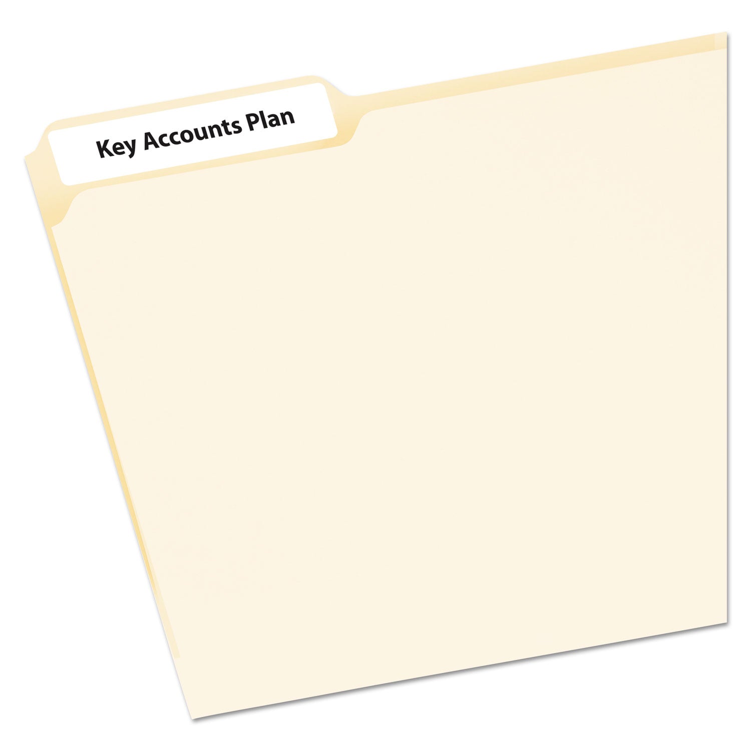 EcoFriendly Permanent File Folder Labels, 0.66 x 3.44, White, 30/Sheet, 25 Sheets/Pack - 