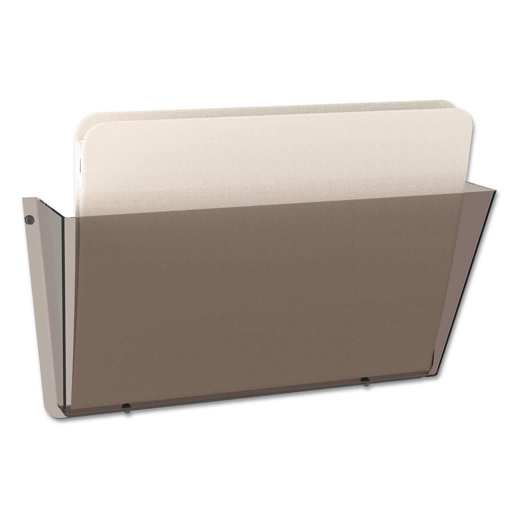Unbreakable DocuPocket Wall File, Letter Size, 14.5" x 3" x 6.5", Smoke - 5