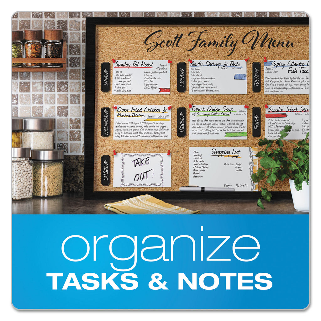 Unruled Index Cards, 3 x 5, White, 100/Pack