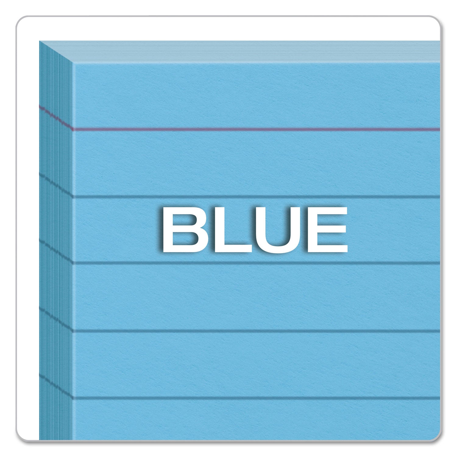 Ruled Index Cards, 3 x 5, Blue, 100/Pack