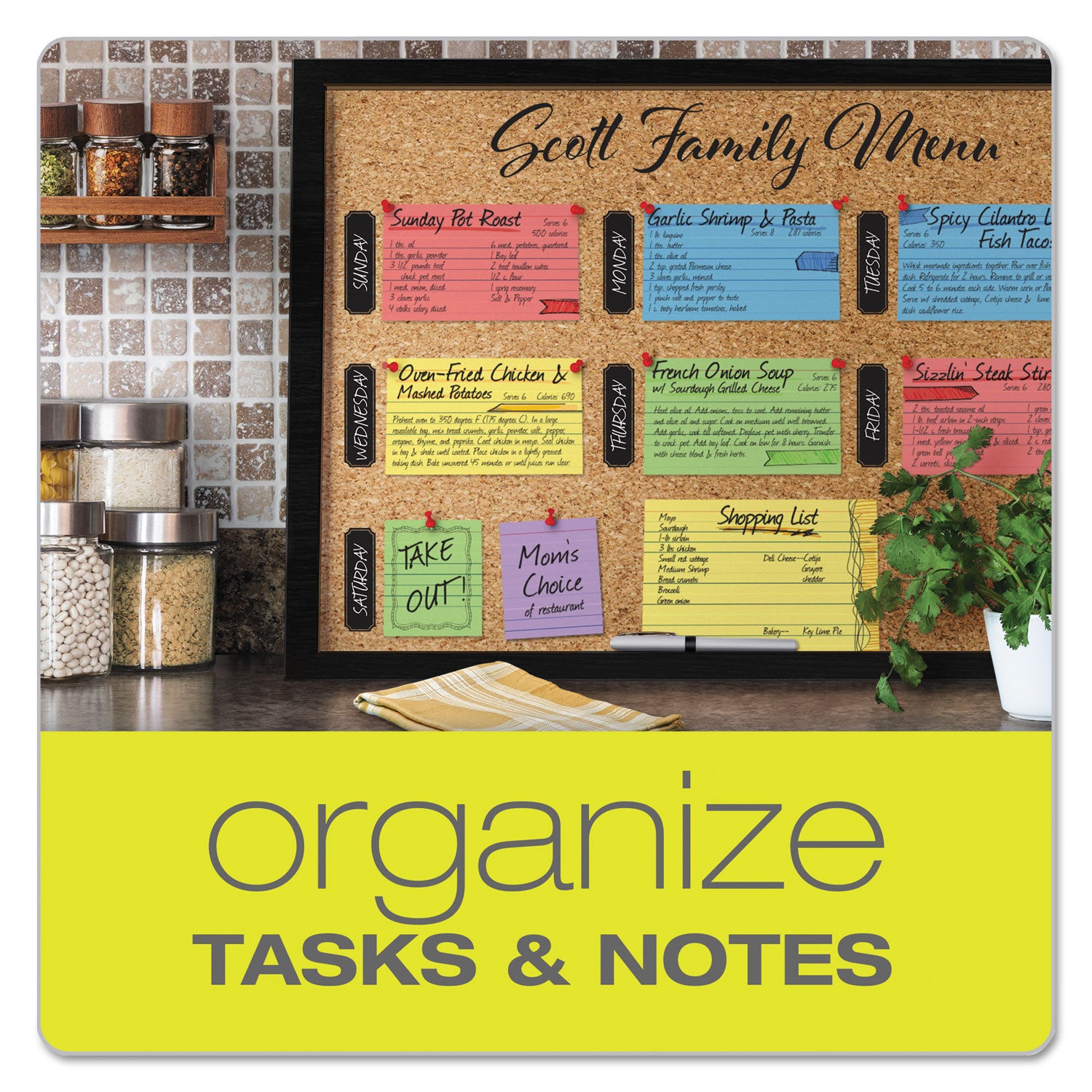 Ruled Index Cards, 3 x 5, Blue, 100/Pack