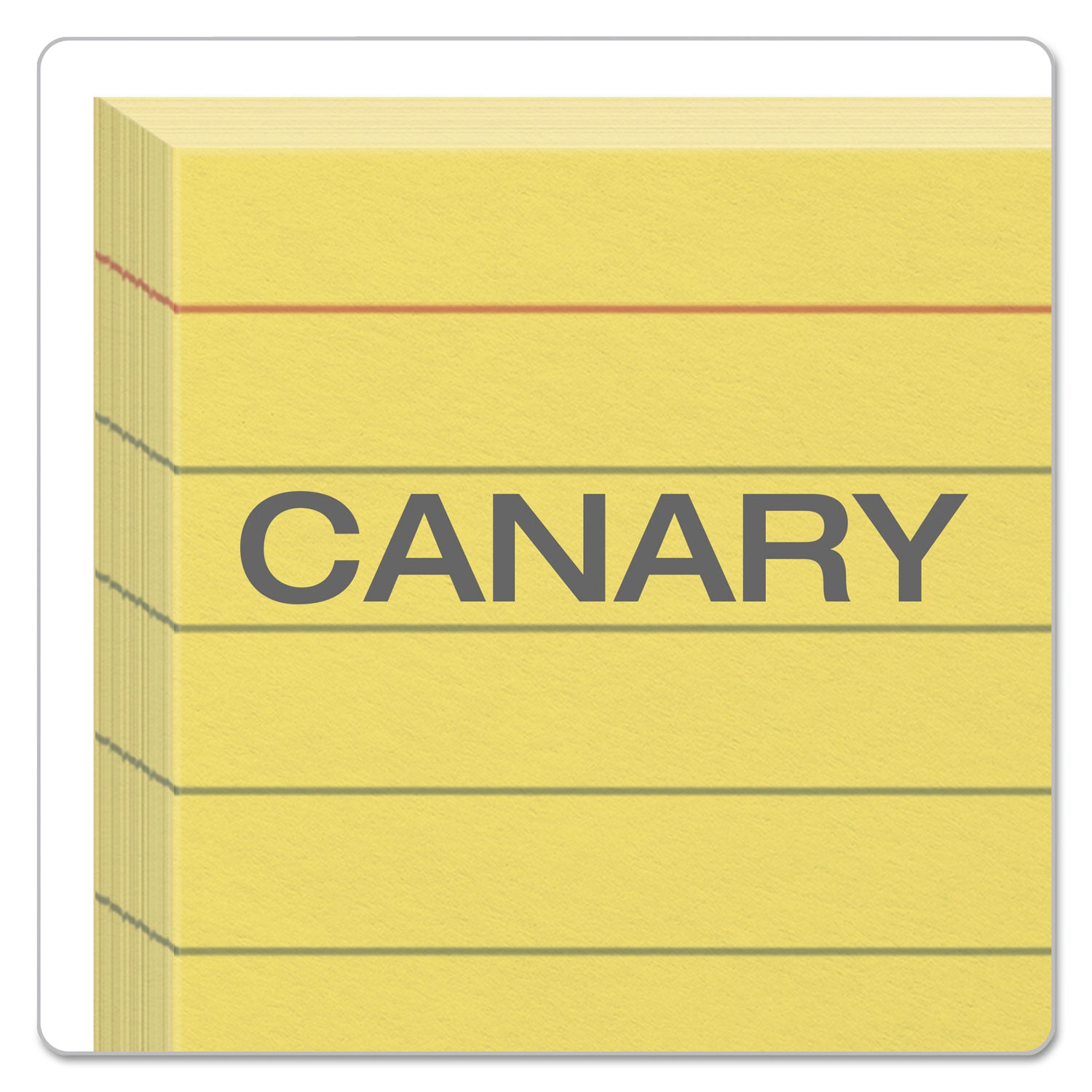 Ruled Index Cards, 3 x 5, Canary, 100/Pack