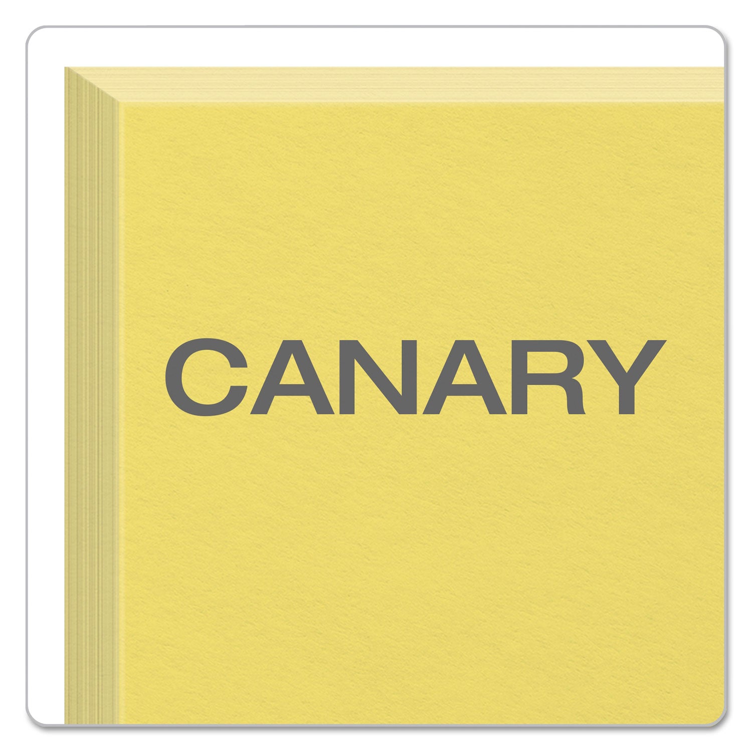 Unruled Index Cards, 4 x 6, Canary, 100/Pack - 