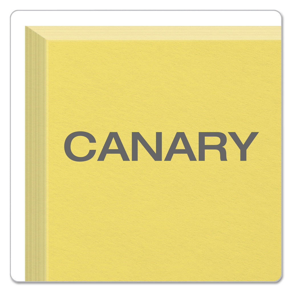 Unruled Index Cards, 4 x 6, Canary, 100/Pack