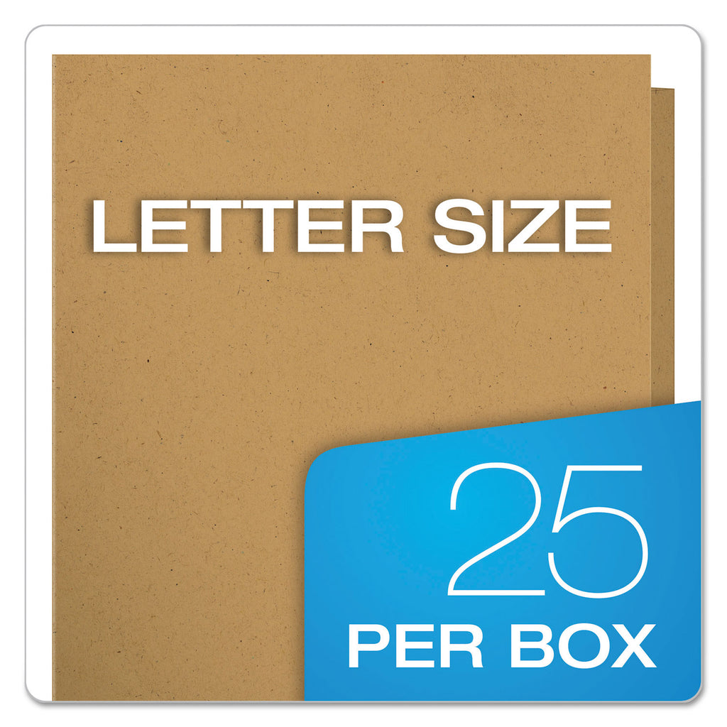 Earthwise by Oxford Recycled Paper Twin-Pocket Portfolio, 100-Sheet Capacity, 11 x 8.5, Assorted Colors, 25/Box