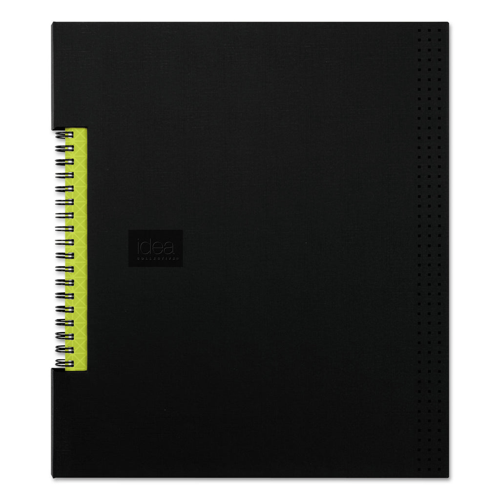 idea-collective-professional-wirebound-hardcover-notebook-1-subject-medium-college-rule-black-cover-80-11-x-85-sheets_top56895 - 1