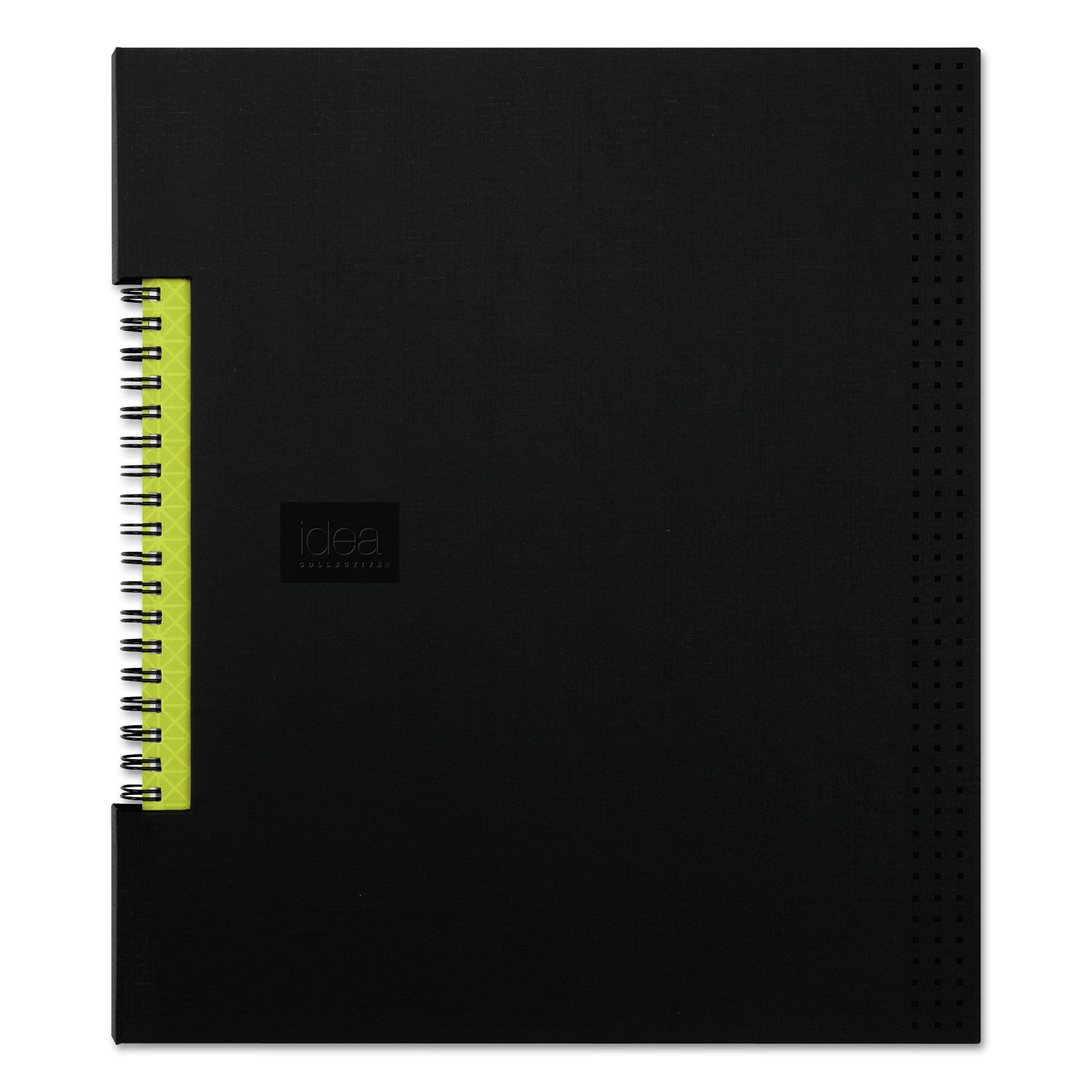 idea-collective-professional-wirebound-hardcover-notebook-1-subject-medium-college-rule-black-cover-80-11-x-85-sheets_top56895 - 1