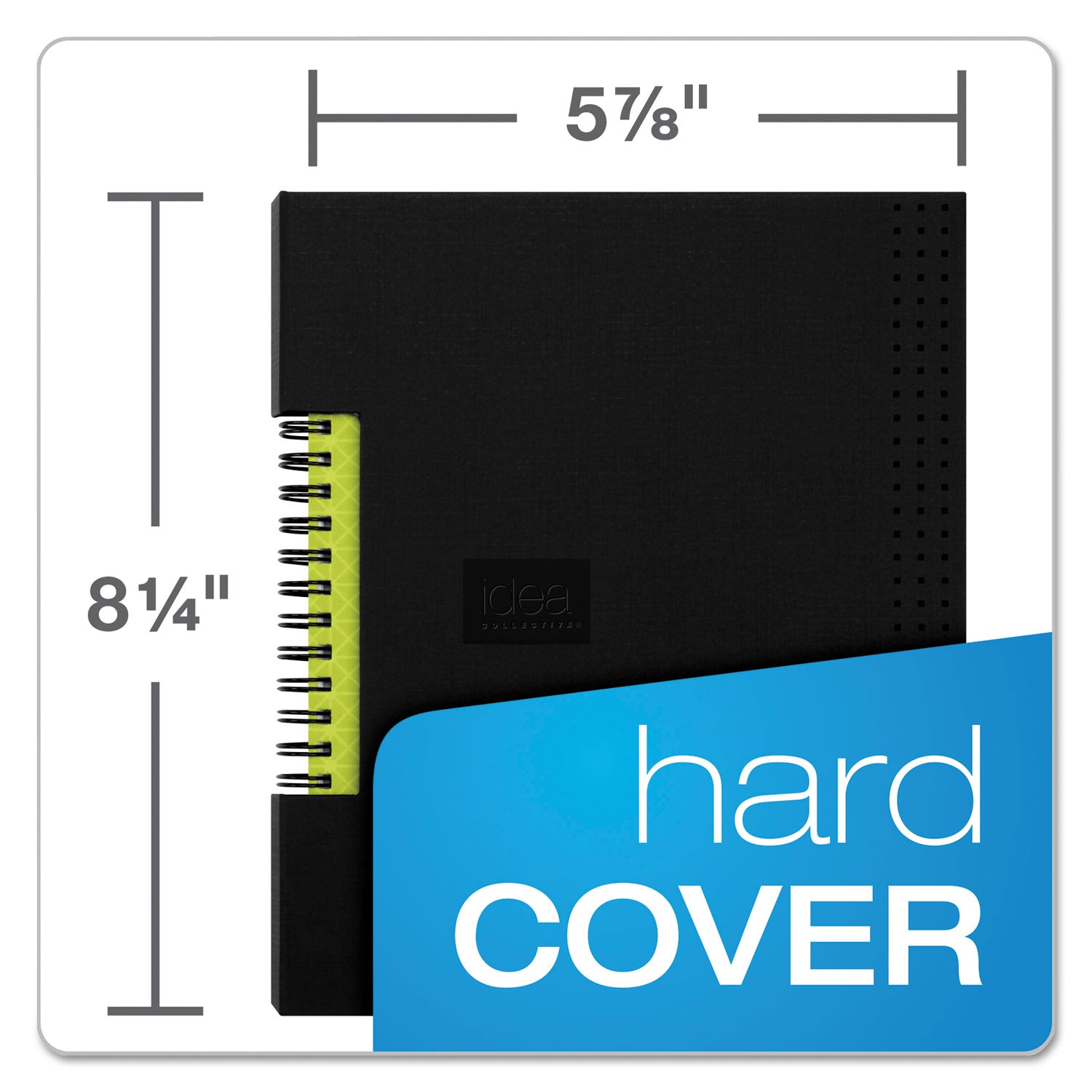 idea-collective-professional-wirebound-hardcover-notebook-1-subject-medium-college-rule-black-cover-80-8-x-55-sheets_top56897 - 3