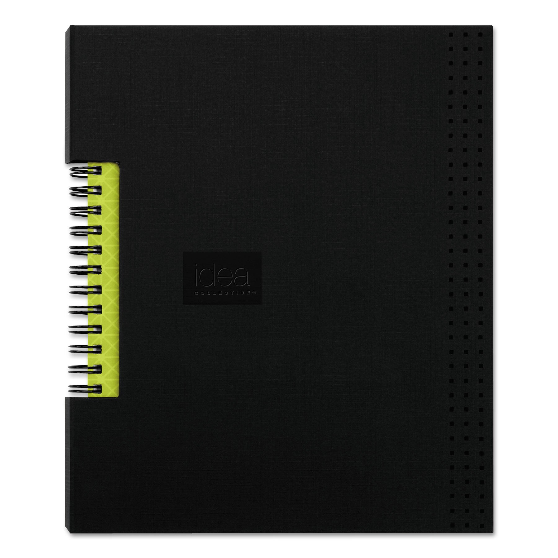 idea-collective-professional-wirebound-hardcover-notebook-1-subject-medium-college-rule-black-cover-80-8-x-55-sheets_top56897 - 1