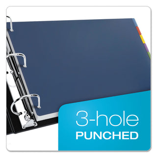 Tabloid-Size Poly Index Divider, 8-Tab, 11 x 17, Assorted, 1 Set - 