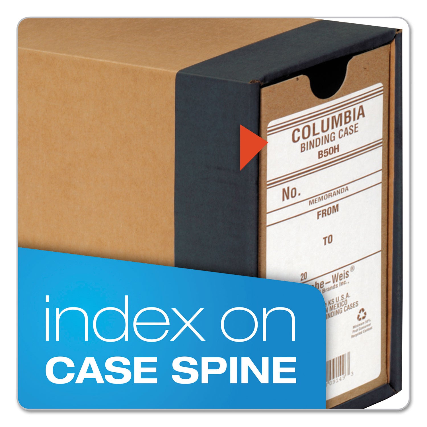 Globe-Weis Columbia Binding Case, Sold as 1 Each