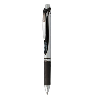 energel-rtx-gel-pen-retractable-medium-07-mm-black-ink-black-silver-barrel-dozen_penbl77pc12a1 - 1