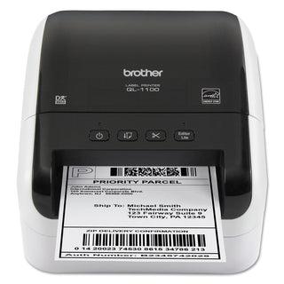 QL-1100 Wide Format Professional Label Printer, 69 Labels/min Print Speed, 6.7 x 8.7 x 5.9