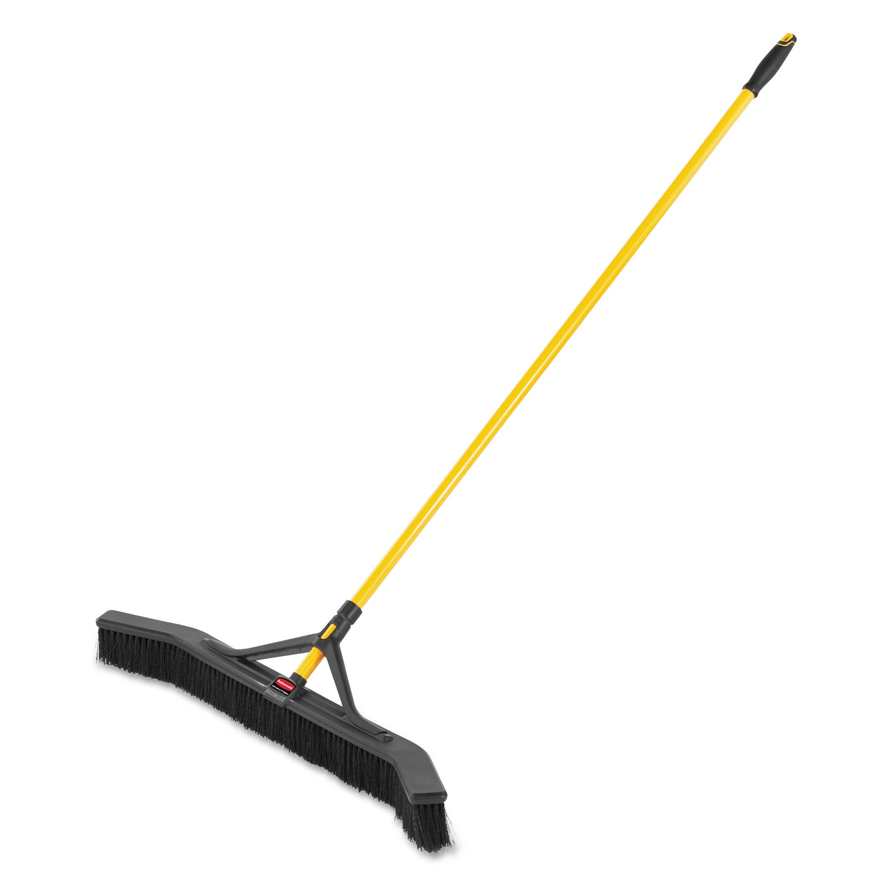 maximizer-push-to-center-broom-poly-bristles-36-x-5813-steel-handle-yellow-black_rcp2018728 - 1