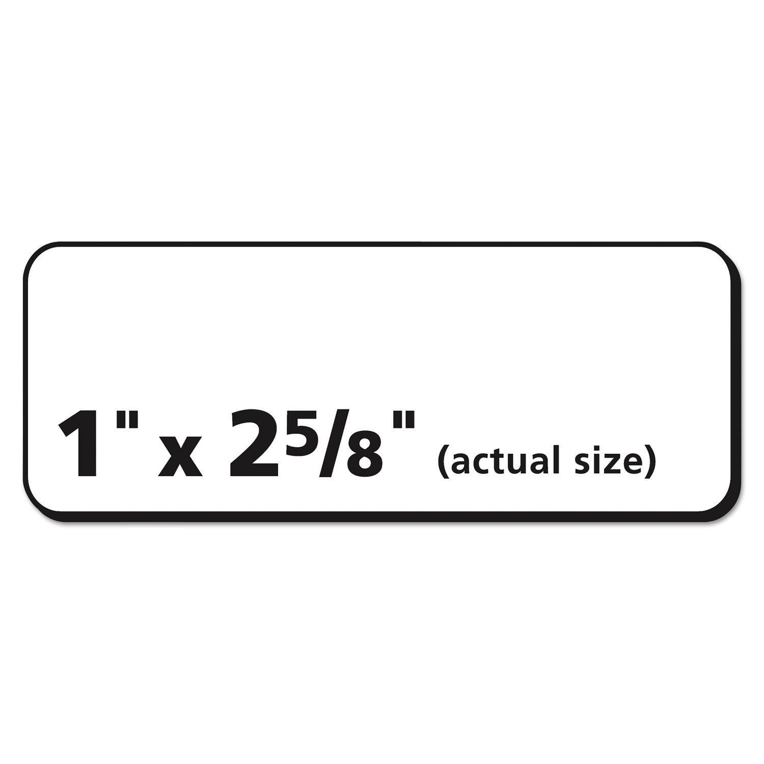 Repositionable Address Labels w/SureFeed, Inkjet/Laser, 1 x 2.63, White, 750/BX