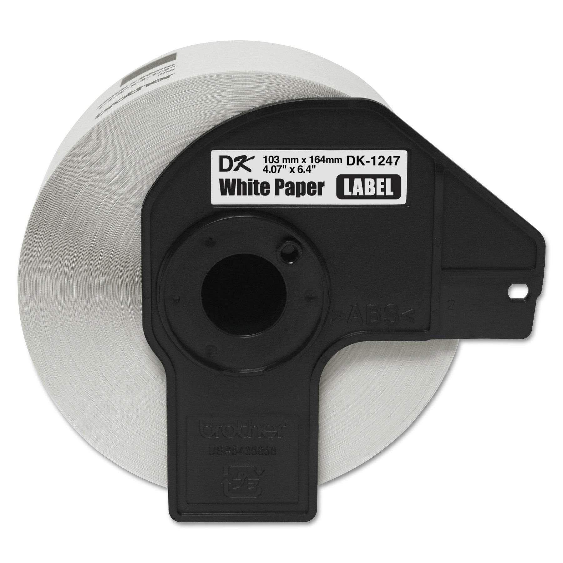 dk1247-label-tape-407-x-64-black-on-white-180-labels-roll_brtdk1247 - 1