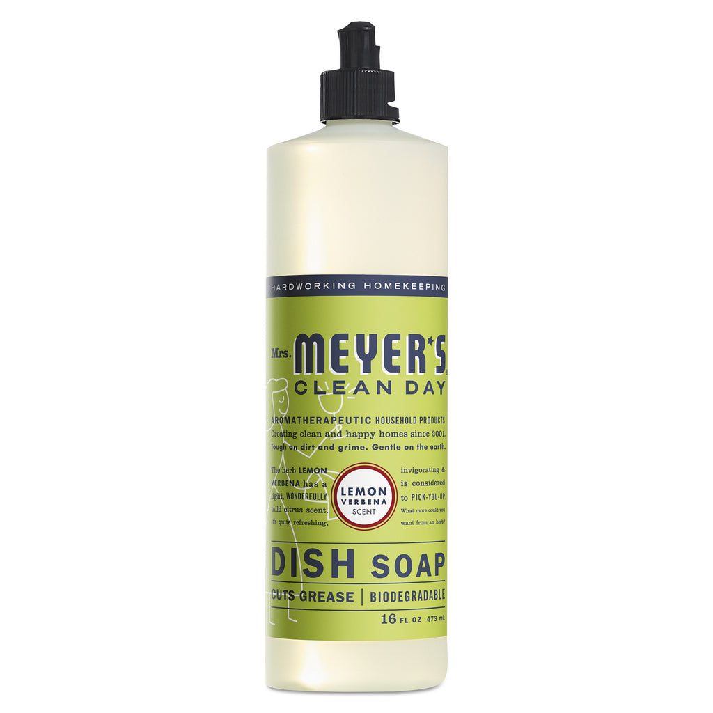 Dish Soap, Lemon Scent, 16 oz, Bottle, 6/Carton