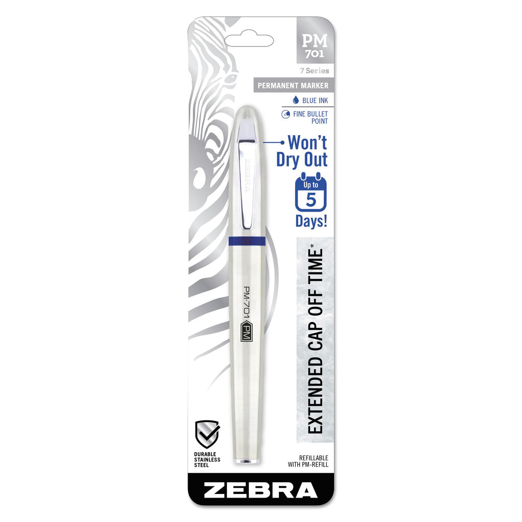 pm-701-permanent-marker-medium-bullet-tip-blue_zeb65121 - 2