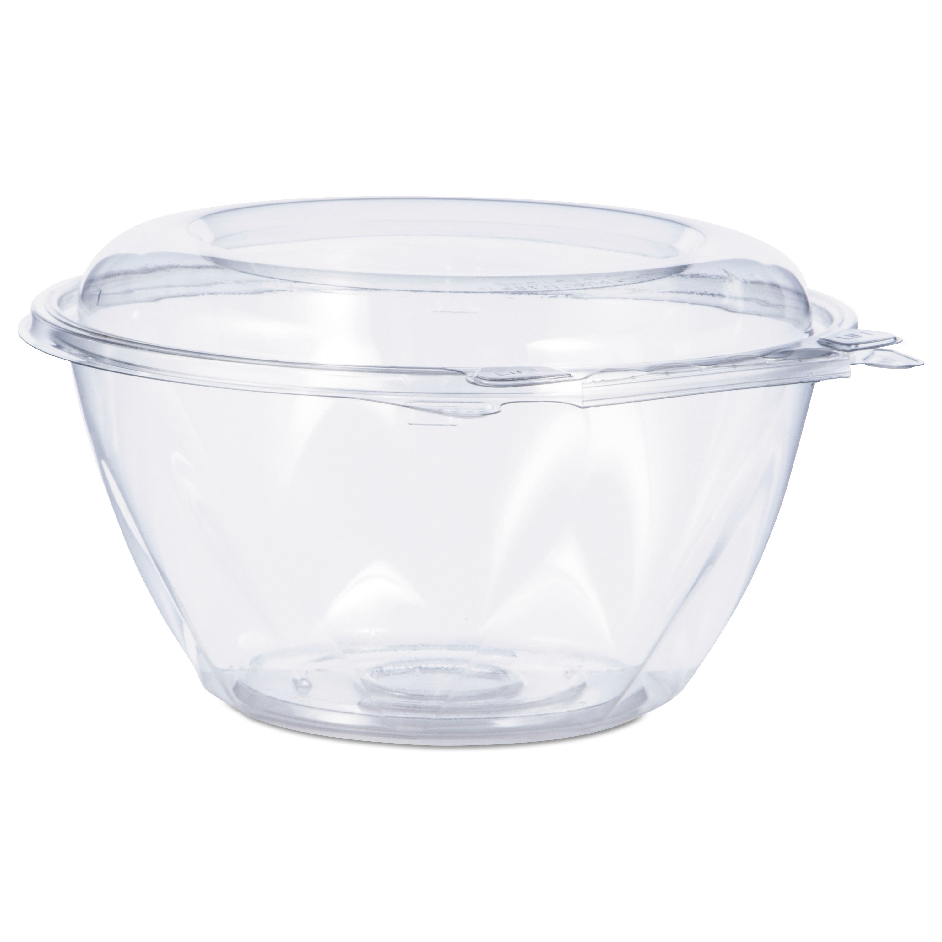 tamper-resistant-tamper-evident-bowls-with-dome-lid-32-oz-7-diameter-x-34h-clear-plastic-150-carton_dccctr32bd - 1