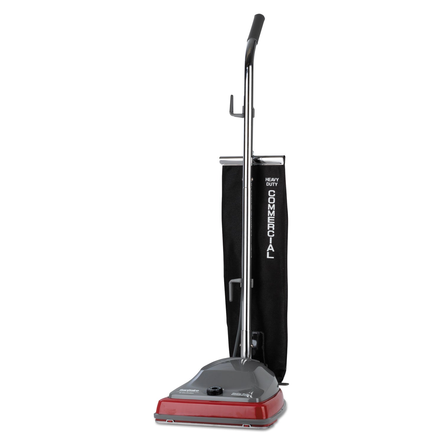 TRADITION Upright Vacuum SC679J, 12" Cleaning Path, Gray/Red/Black