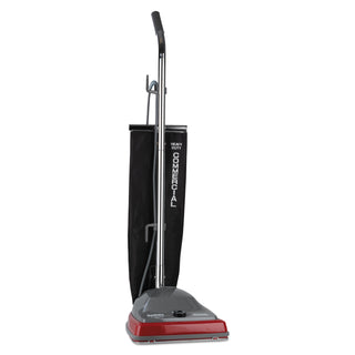 TRADITION Upright Vacuum SC679J, 12" Cleaning Path, Gray/Red/Black