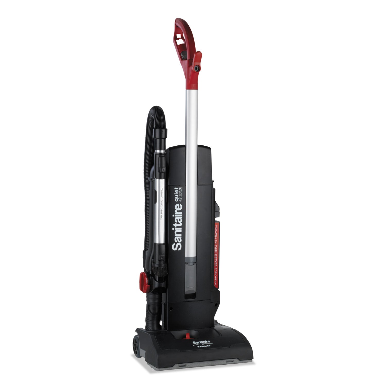 MULTI-SURFACE QuietClean Two-Motor Upright Vacuum, 13" Cleaning Path, Black