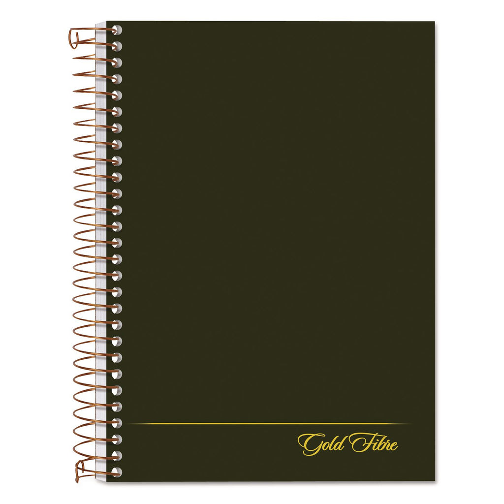 Gold Fibre Personal Notebooks, 1-Subject, Medium/College Rule, Classic Green Cover, (100) 7 x 5 Sheets