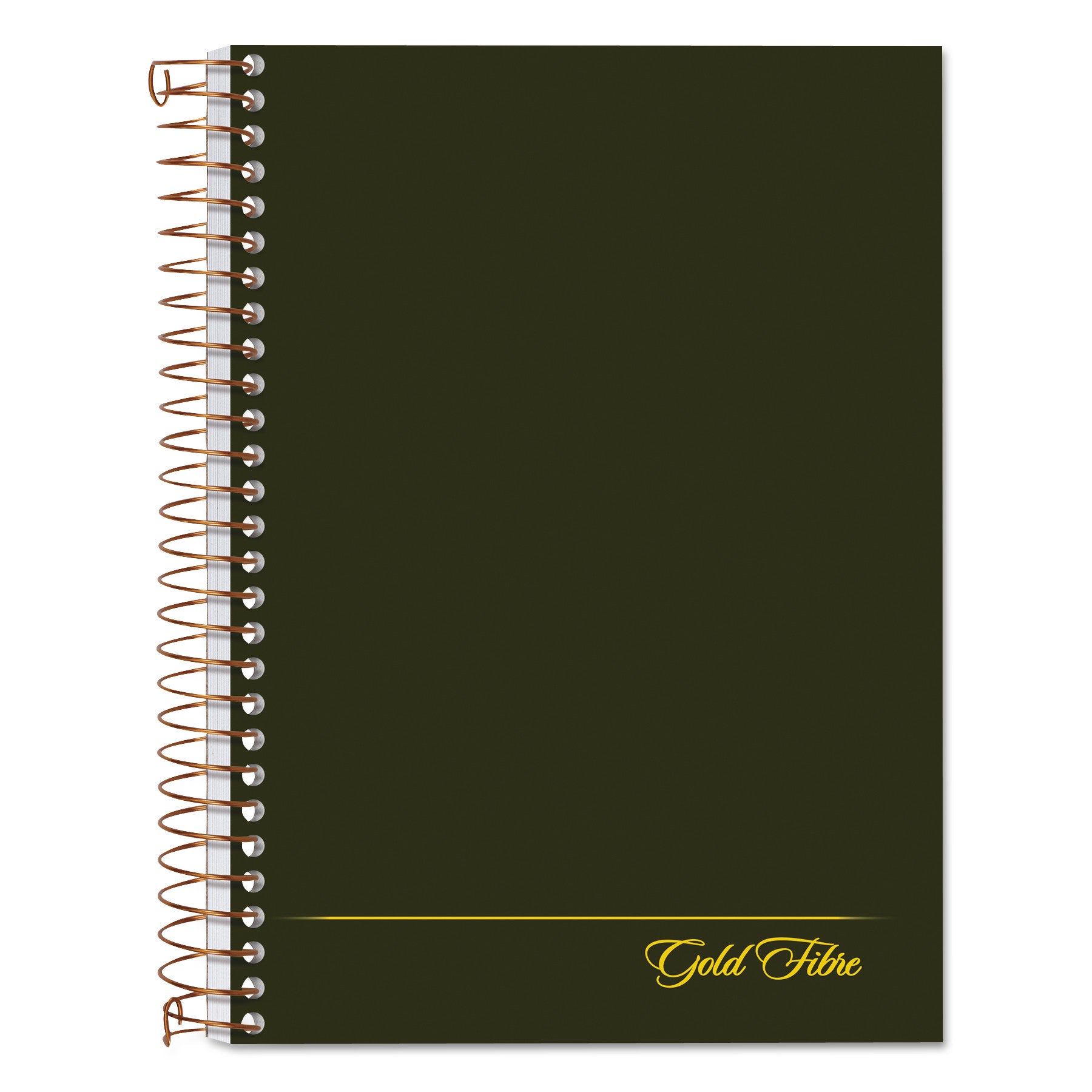 Gold Fibre Personal Notebooks, 1-Subject, Medium/College Rule, Classic Green Cover, (100) 7 x 5 Sheets - 
