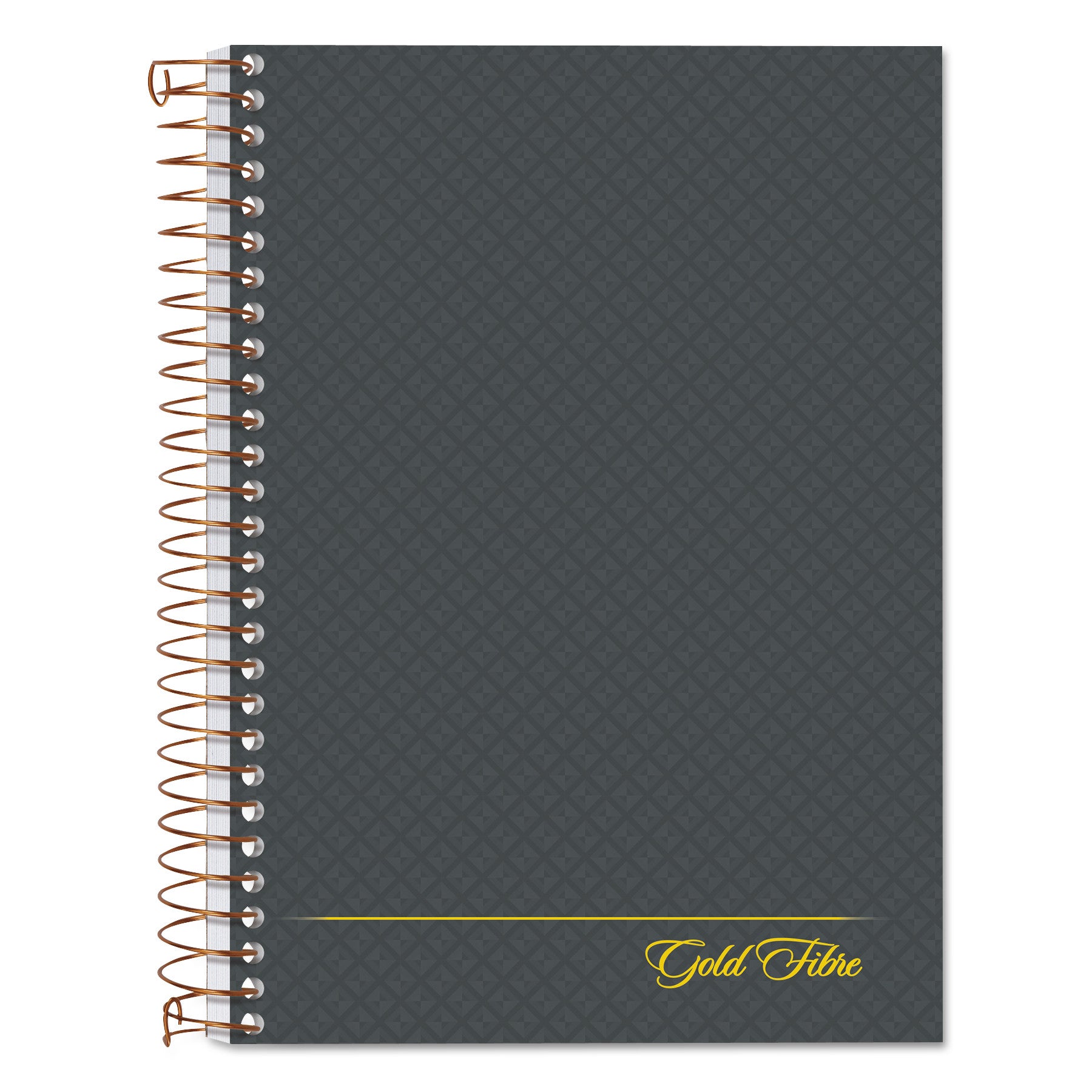 Gold Fibre Personal Notebooks, 1-Subject, Medium/College Rule, Designer Gray Cover, (100) 7 x 5 Sheets - 