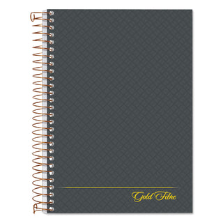 Gold Fibre Personal Notebooks, 1-Subject, Medium/College Rule, Designer Gray Cover, (100) 7 x 5 Sheets - 