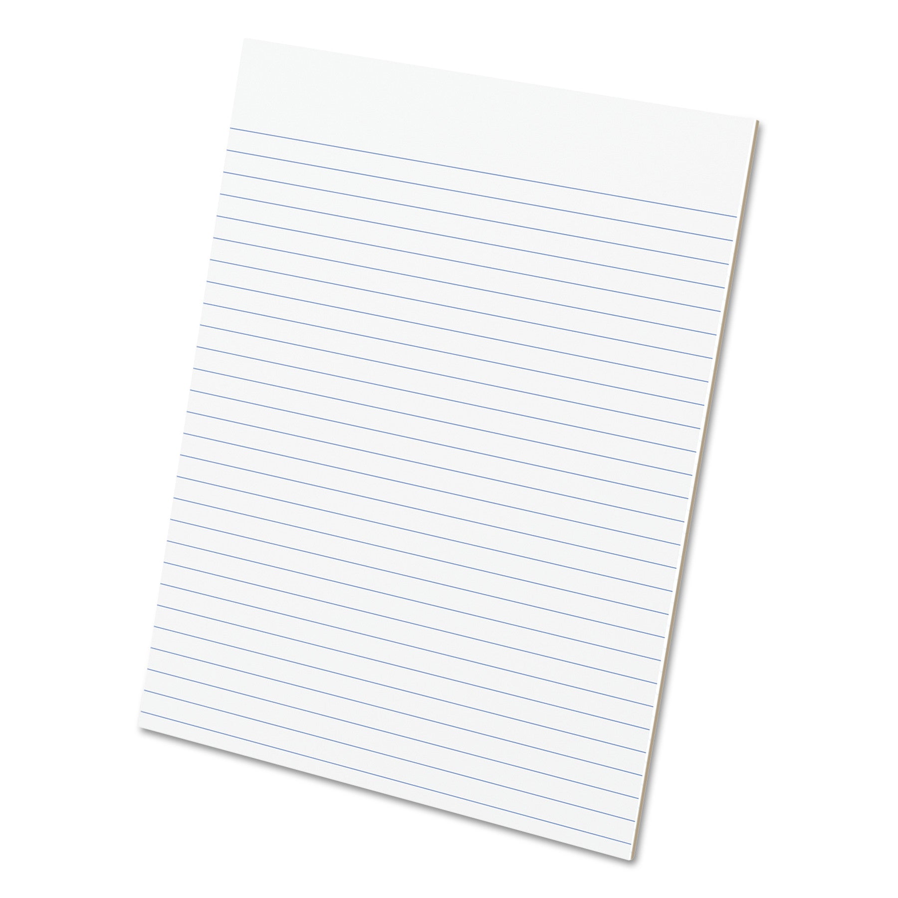 Glue Top Pads, Wide/Legal Rule, 50 White 8.5 x 11 Sheets, Dozen - 