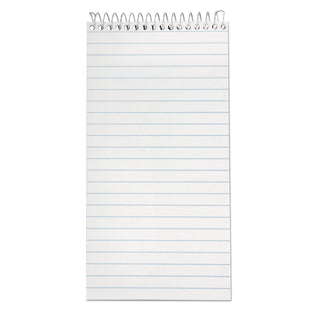 Earthwise by Ampad Recycled Reporter's Notepad, Gregg Rule, White Cover, 70 White 4 x 8 Sheets - 