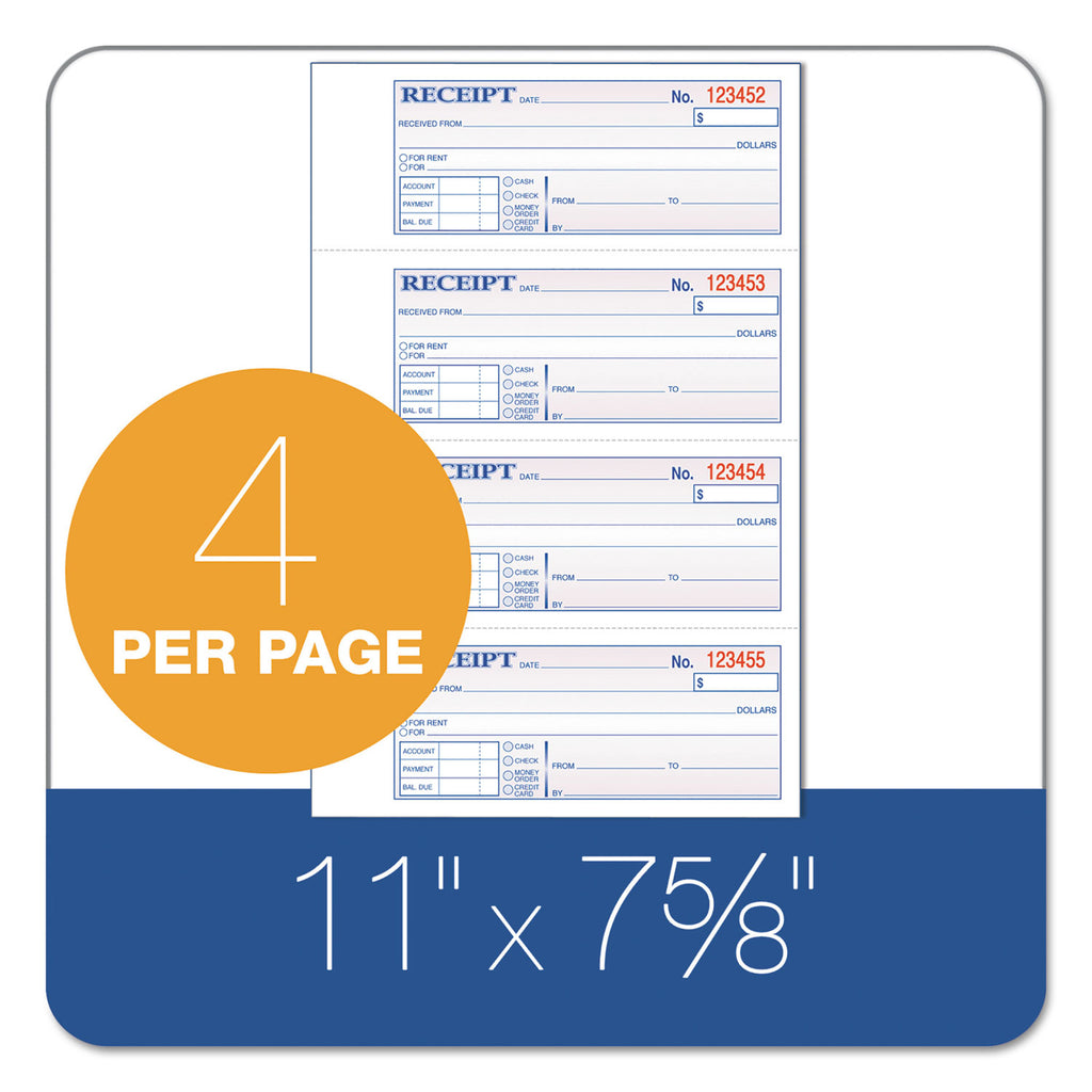 tops-3-part-hardbound-receipt-book-three-part-carbonless-7-x-275-4-forms-sheet-200-forms-total_abftch1185 - 2