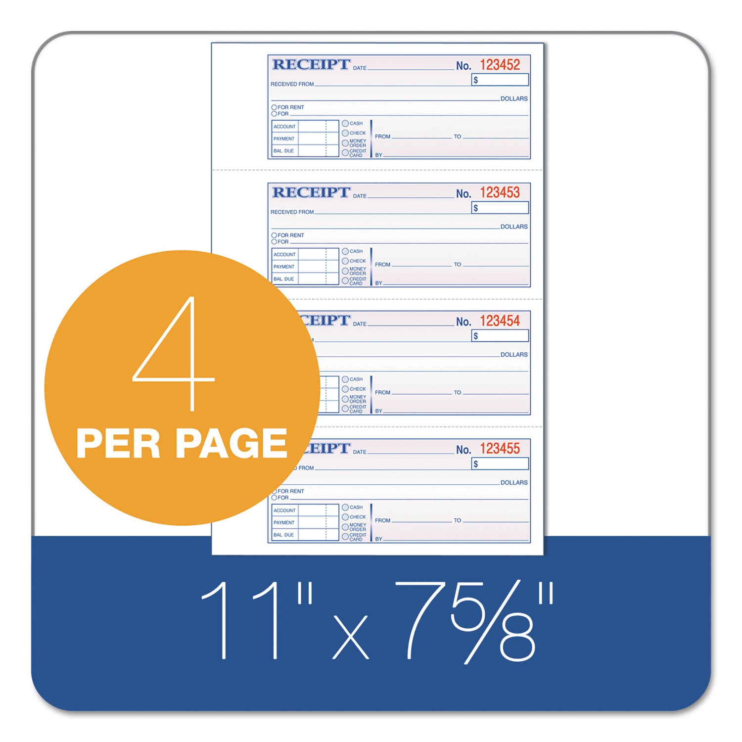 tops-3-part-hardbound-receipt-book-three-part-carbonless-7-x-275-4-forms-sheet-200-forms-total_abftch1185 - 2
