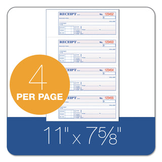 tops-3-part-hardbound-receipt-book-three-part-carbonless-7-x-275-4-forms-sheet-200-forms-total_abftch1185 - 2