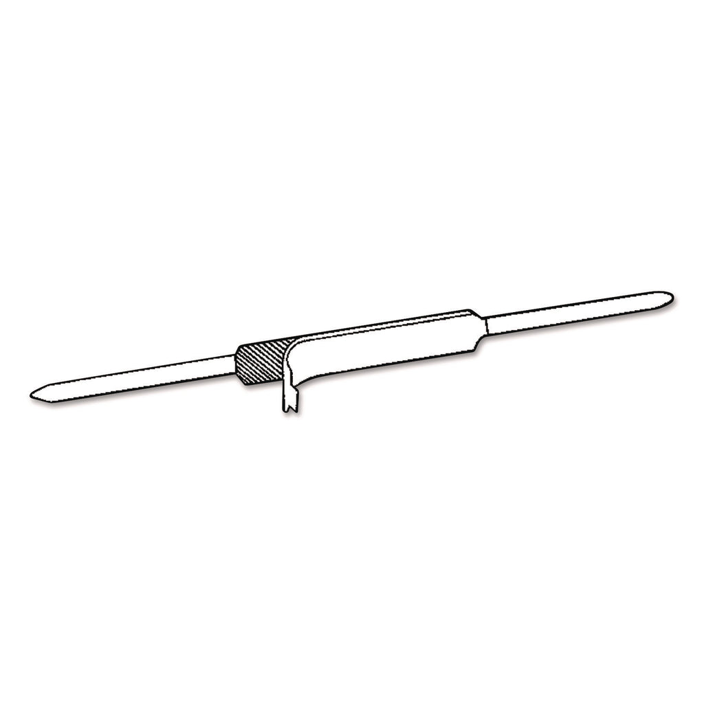 Self-Adhesive Two-Prong Paper Fastener Bases, 2" Capacity, 2.75" Center to Center, Matte Steel, 100/Box