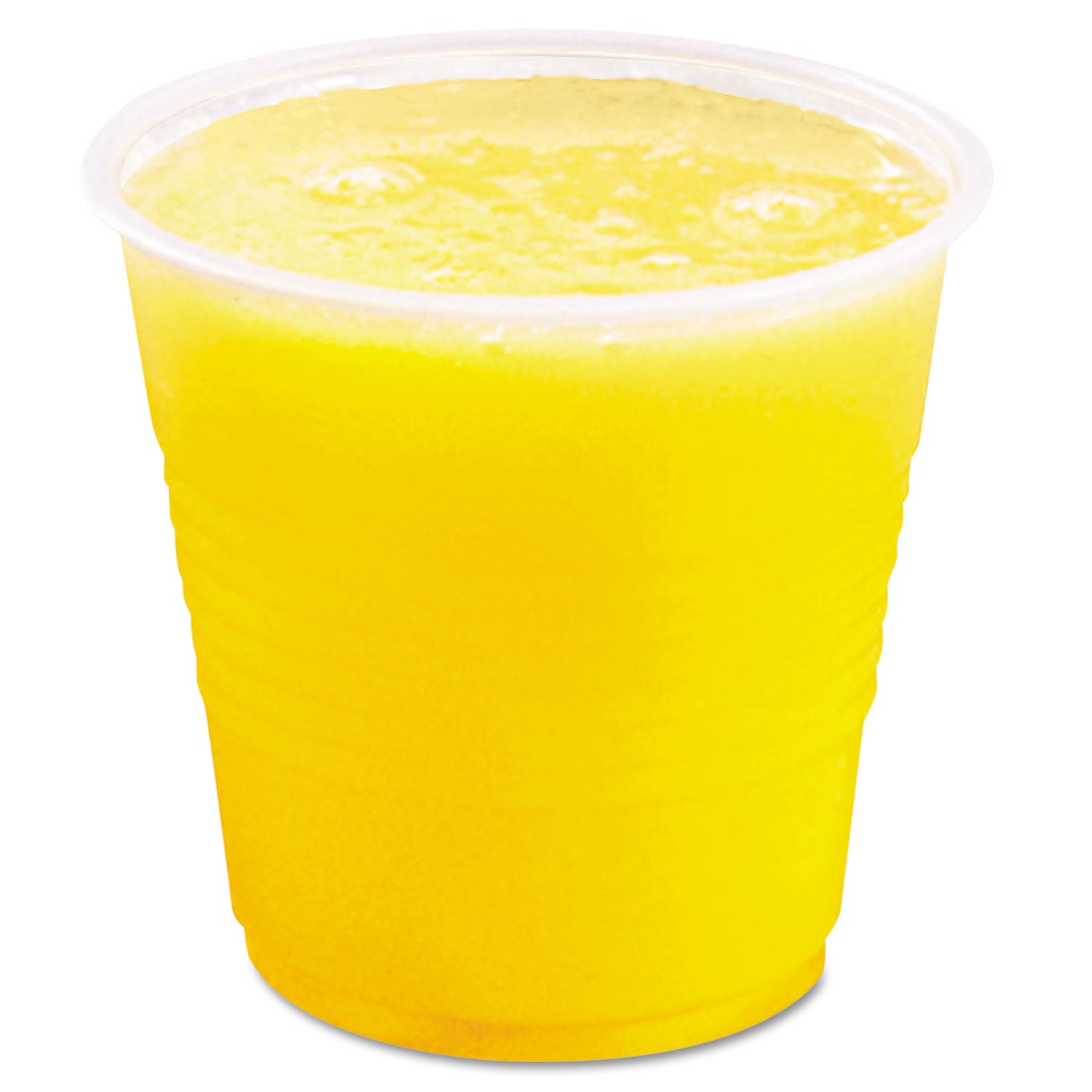 High-Impact Polystyrene Cold Cups, 10 oz, Translucent, 100 Cups/Sleeve, 25 Sleeves/Carton