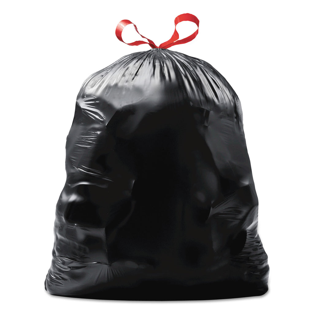 drawstring-large-trash-bags-30-gal-105-mil-30-x-33-black-15-bags-box-6-boxes-carton_clo78966 - 4