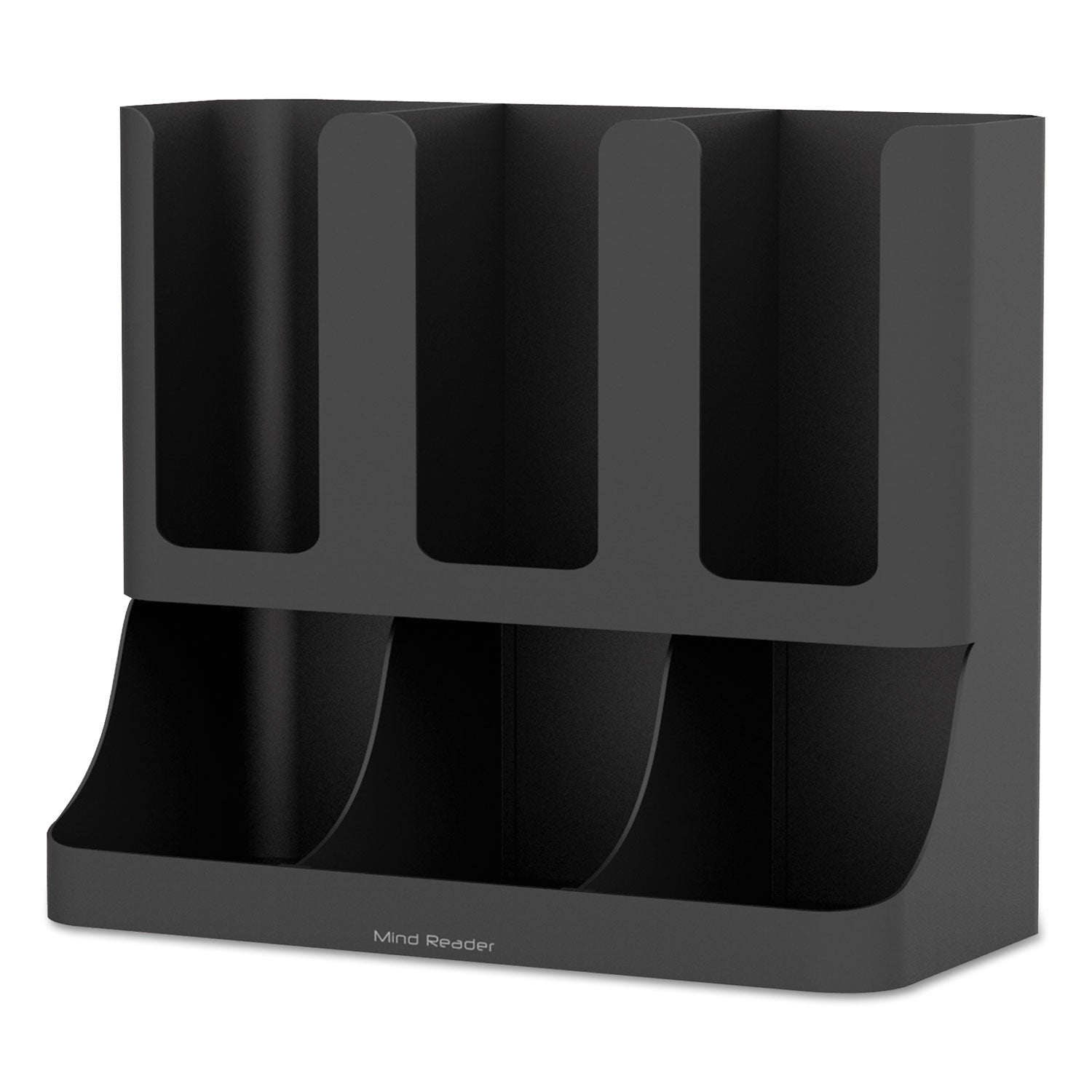 flume-six-section-upright-coffee-condiment-cup-organizer-115-x-65-x-15-black_emsupright6blk - 2