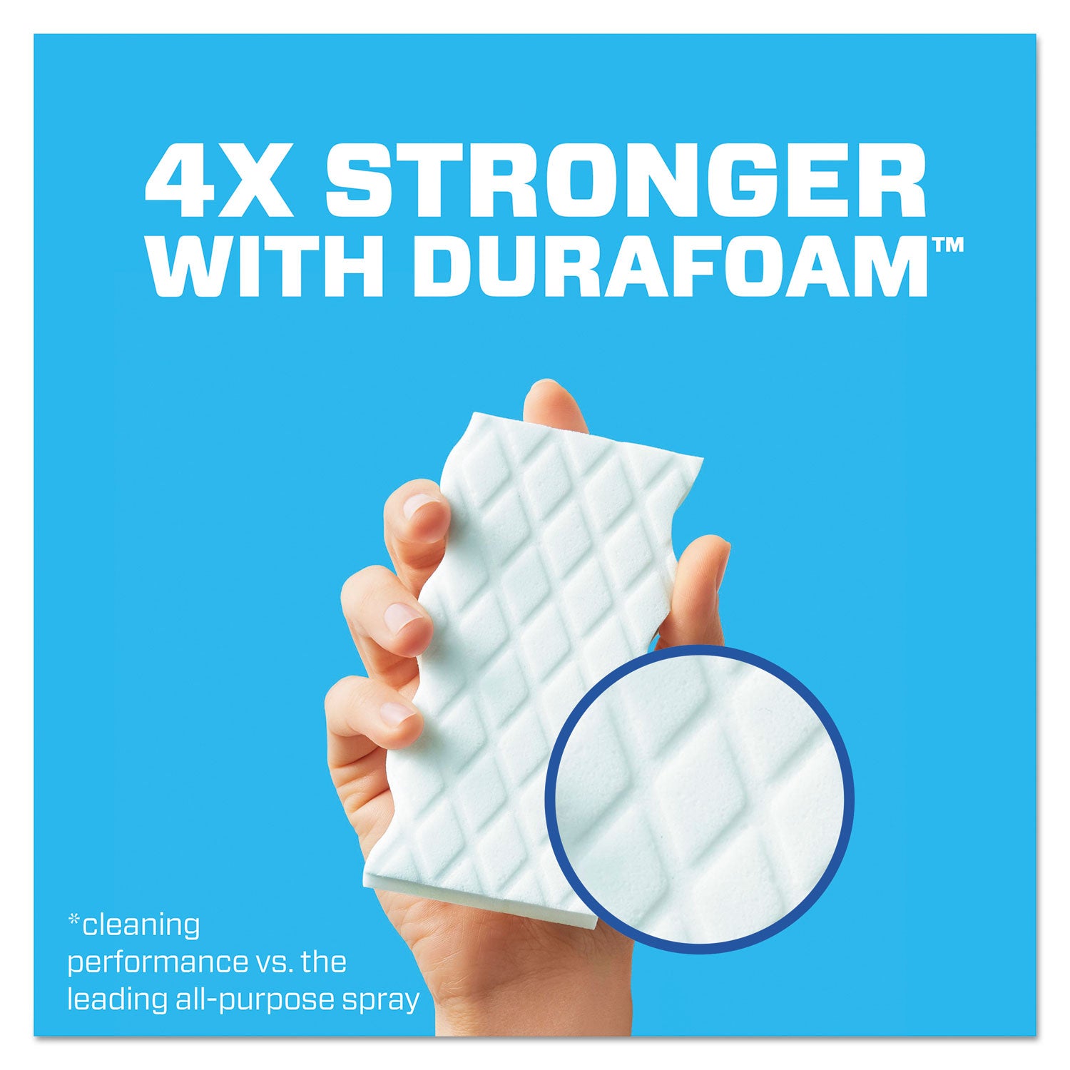 Magic Eraser Extra Durable, 4.6 x 2.4, 0.7" Thick, 4/Box