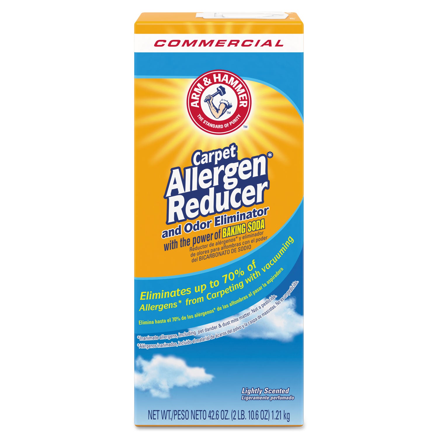 Carpet and Room Allergen Reducer and Odor Eliminator, 42.6 oz Shaker Box - 