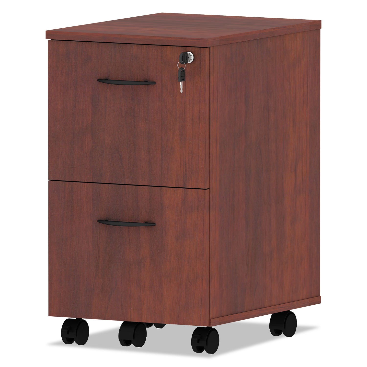 alera-valencia-series-mobile-pedestal-left-or-right-2-legal-letter-size-file-drawers-medium-cherry-1538-x-20-x-2663_aleva582816mc - 3