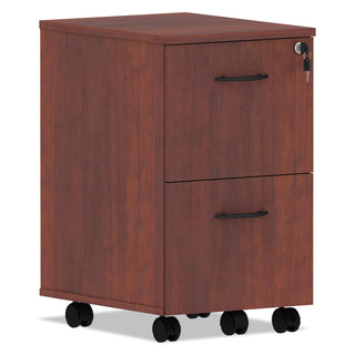 alera-valencia-series-mobile-pedestal-left-or-right-2-legal-letter-size-file-drawers-medium-cherry-1538-x-20-x-2663_aleva582816mc - 1