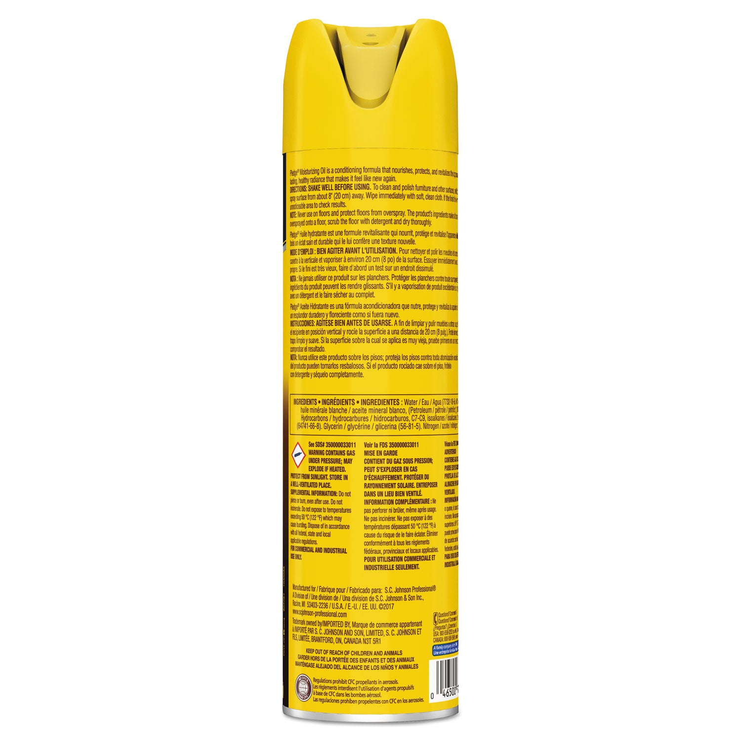 Furniture Polish, Revive Moisturizing Oil, 14.2 oz Can, 6/Carton