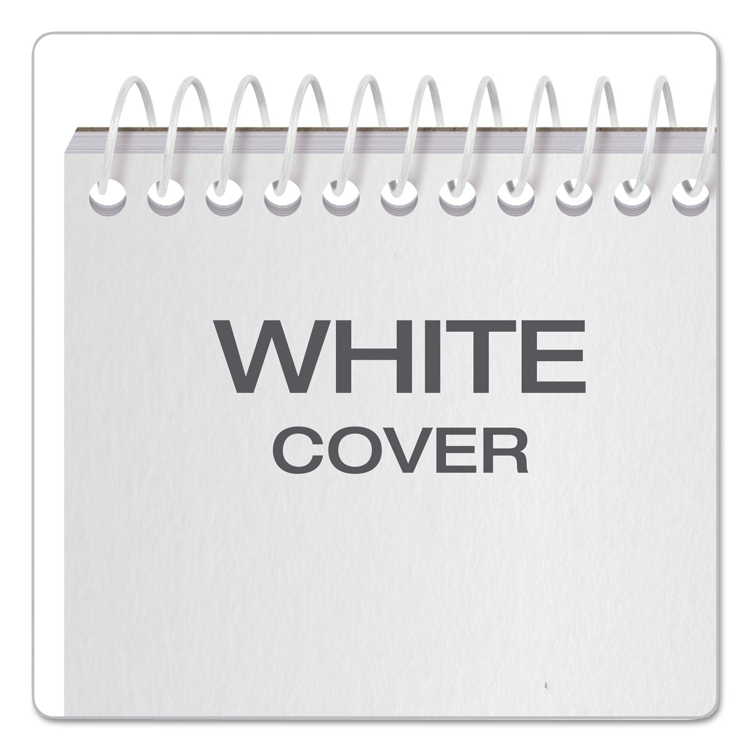 Reporters Notepad, Wide/Legal Rule, White Cover, 70 White 4 x 8 Sheets, 12/Pack - 