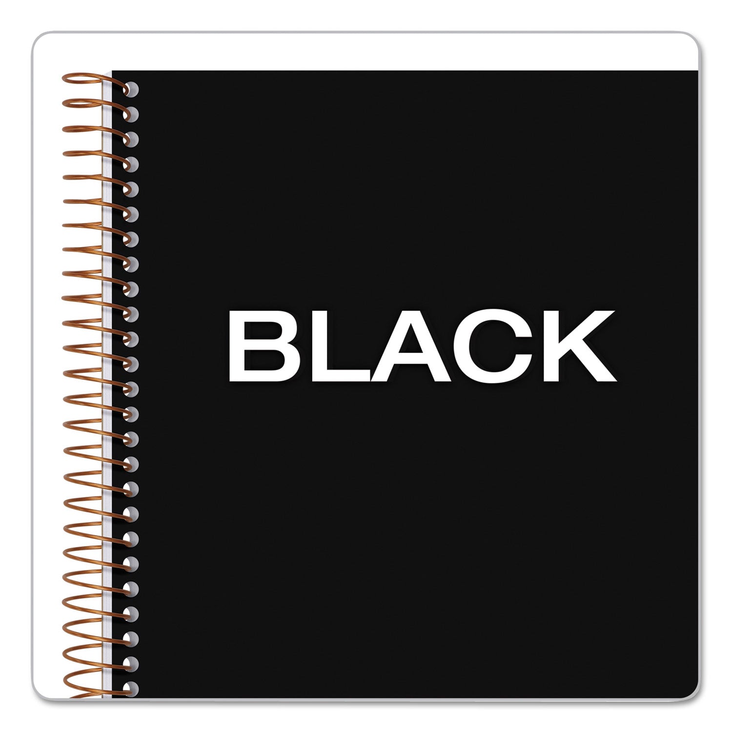 JEN Action Planner, 1-Subject, Narrow Rule, Black Cover, (84) 8.5 x 6.75 Sheets - 