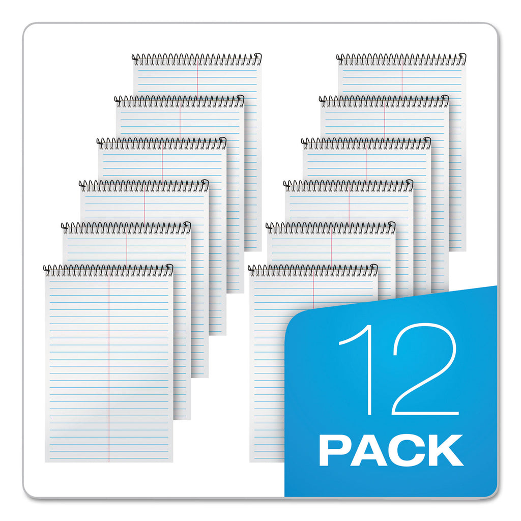 Second Nature Recycled Notepads, Gregg Rule, Brown Cover, 80 White 6 x 9 Sheets