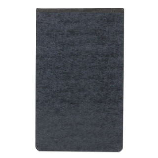 Pressboard Report Cover with Tyvek Reinforced Hinge, Two-Piece Prong Fastener, 2" Capacity, 8.5 x 14, Black/Black