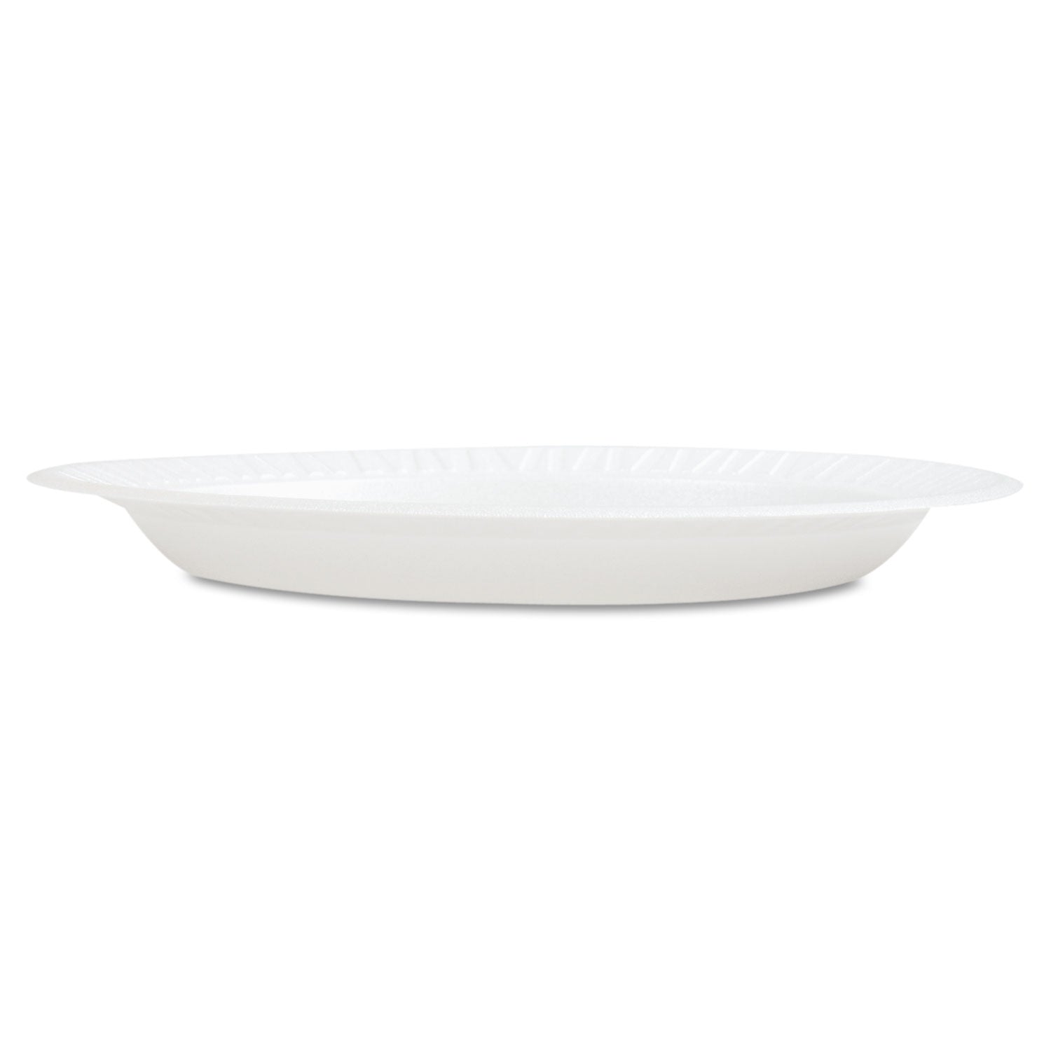 Concorde Foam Plate, 9" dia, White, 125/Pack, 4 Packs/Carton - 